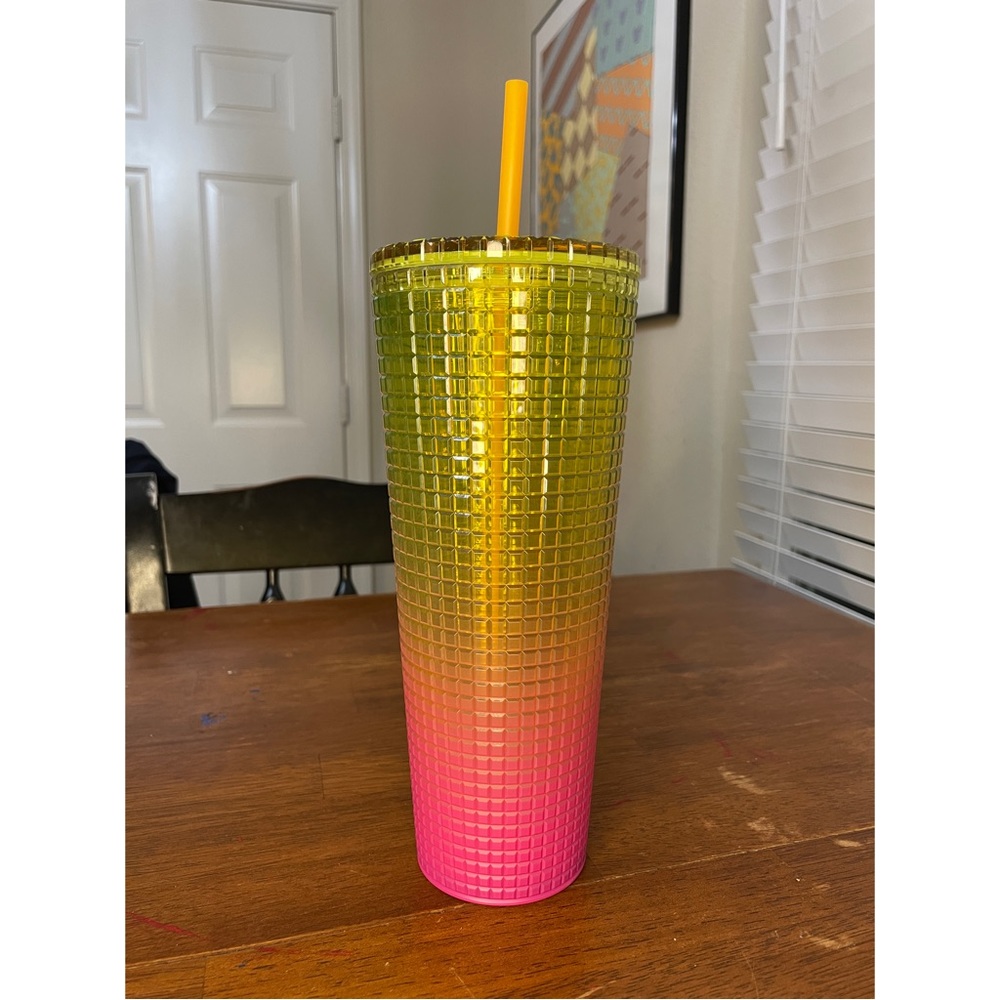 Starbucks Summer 2022 Cold Cup - Lemon Gradient (24oz) - Picture 4 of 5